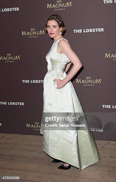 Angeliki Papoulia attends the after party for "The Lobster" during the 68th annual Cannes Film Festival on May 15, 2015 in Cannes, France.