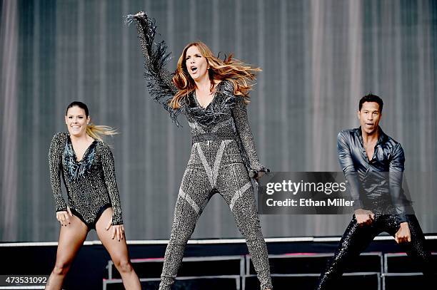 Recording artist Ivete Sangalo performs onstage during Rock in Rio USA at the MGM Resorts Festival Grounds on May 15, 2015 in Las Vegas, Nevada.