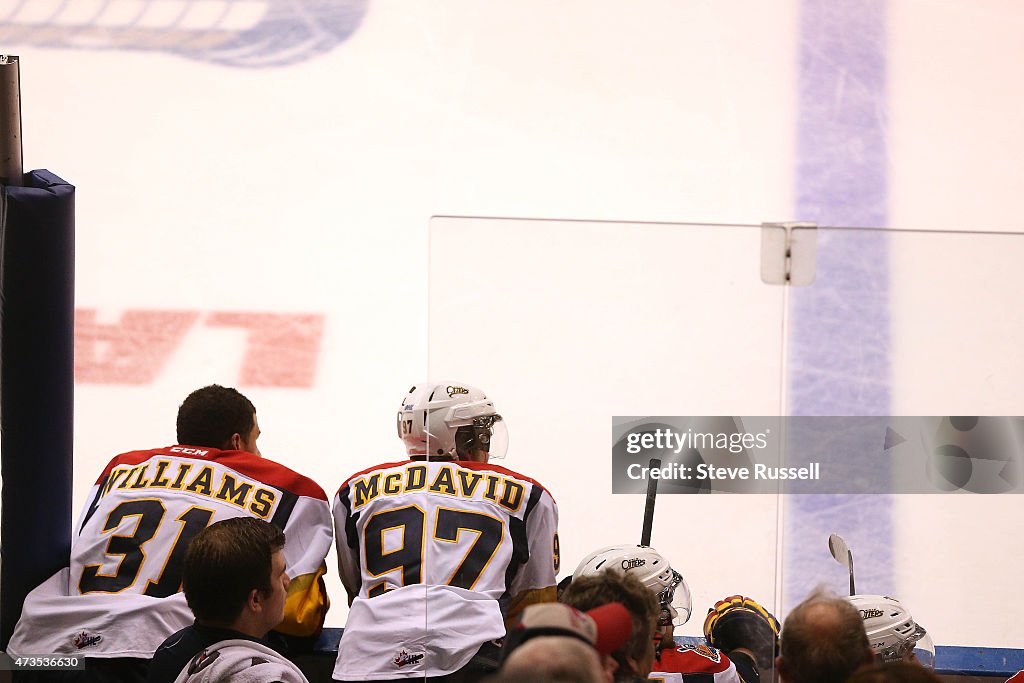 Oshawa Generals defeat the Erie Otters 5-2 in the OHL Championship Series and what may be Conner McDavid's, the top NHL prospect, last junior game