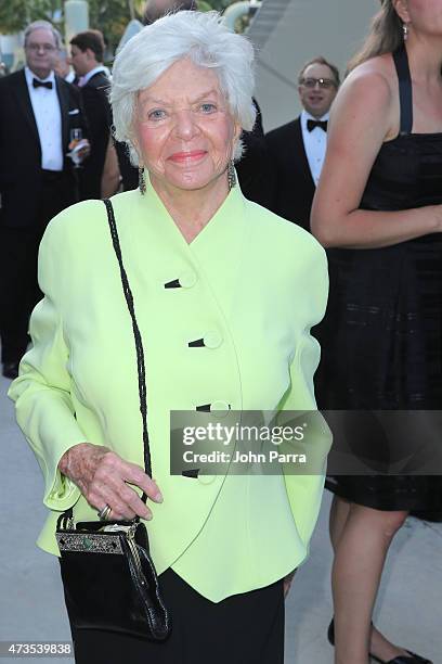 Co-founder of the Pritzker Architecture Prize Cindy Pritzker attends the New World Symphony on May 15, 2015 in Miami Beach, Florida.