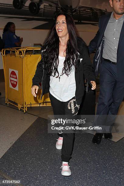 Pattie Mallette is seen at LAX on May 15, 2015 in Los Angeles, California.