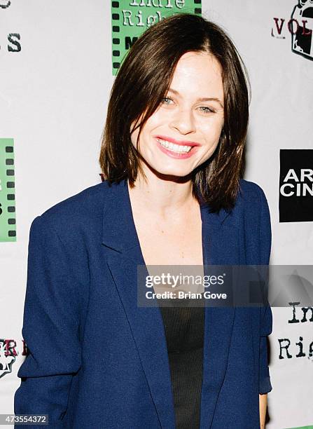 Actress Augie Duke arrives at the premiere of Indie Rights' Miles To Go' at the Arena Cinema Hollywood on May 15, 2015 in Hollywood, California.