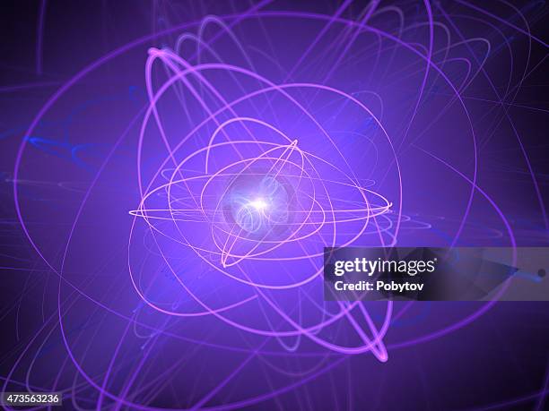 atom - quantum physics stock illustrations