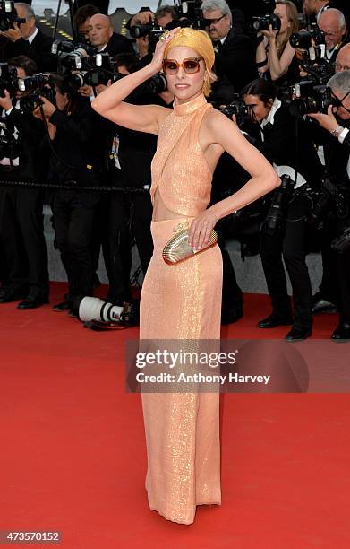 Parker Posey attends the "Irrational Man" premiere during the 68th annual Cannes Film Festival on May 15, 2015 in Cannes, France.