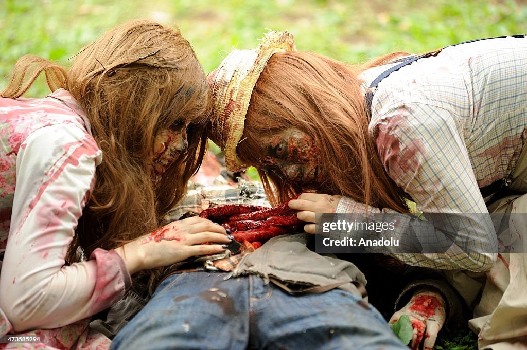 'Zombie Walk' in Tokyo