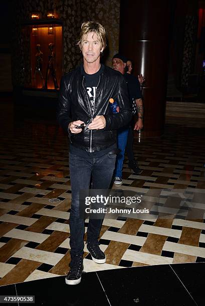 Duff McKagan greets fans and sign copies of his book " Duff McKagan How To Be A Man " at the Hard Rock Shop in The Seminole Hard Rock Hotel & Casino...