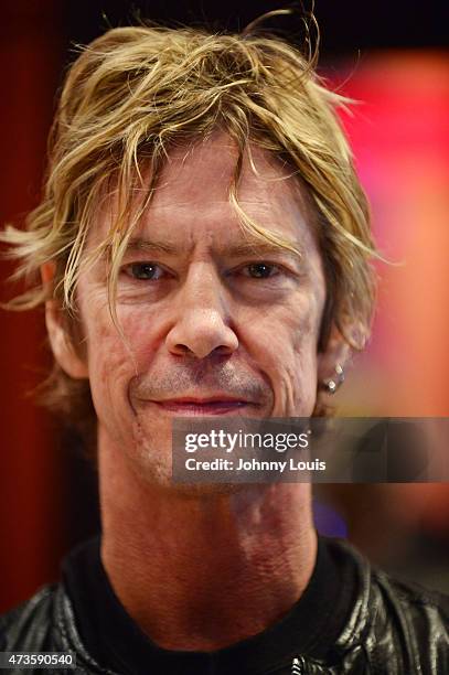 Duff McKagan greets fans and sign copies of his book " Duff McKagan How To Be A Man " at the Hard Rock Shop in The Seminole Hard Rock Hotel & Casino...