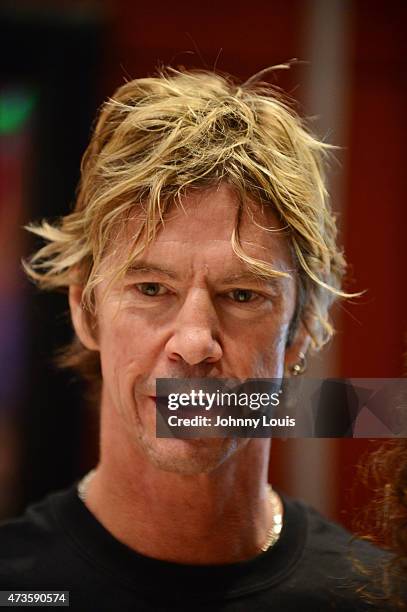 Duff McKagan greets fans and sign copies of his book " Duff McKagan How To Be A Man " at the Hard Rock Shop in The Seminole Hard Rock Hotel & Casino...