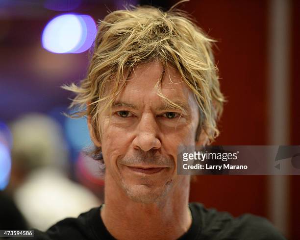 Duff McKagan signs copies of his book "How to Be a Man at Hard Rock Cafe held at the Seminole Hard Rock Hotel & Casino on May 15, 2015 in Hollywood,...