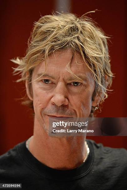 Duff McKagan signs copies of his book "How to Be a Man at Hard Rock Cafe held at the Seminole Hard Rock Hotel & Casino on May 15, 2015 in Hollywood,...