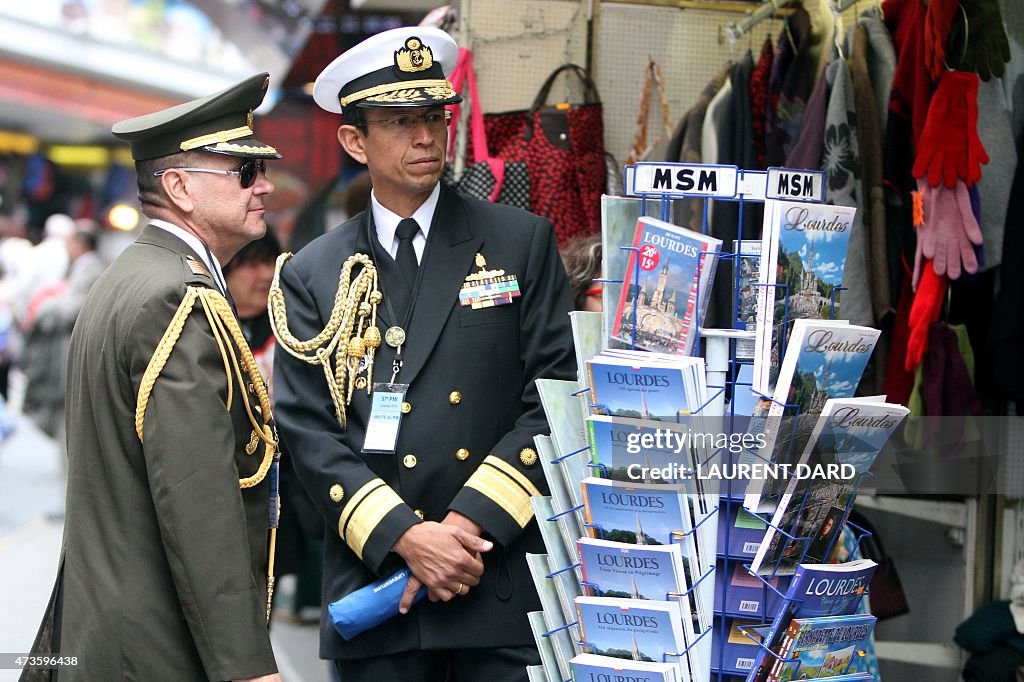 FRANCE-RELIGION-ARMY-PILGRIMAGE