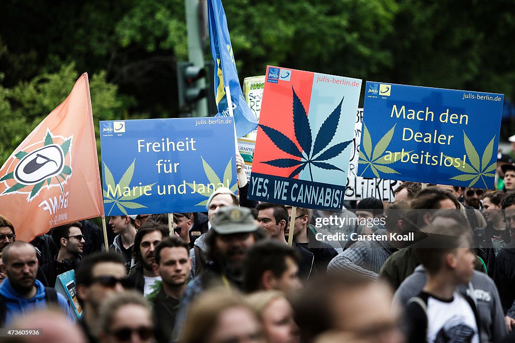 Global Marijuana March In Berlin