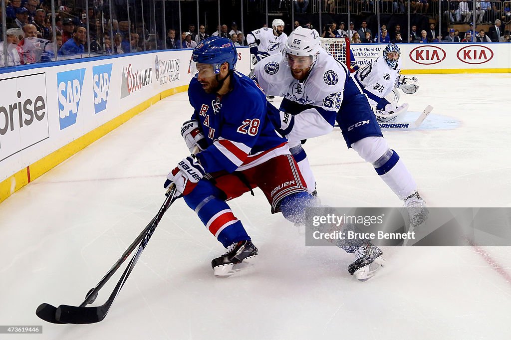 Tampa Bay Lightning v New York Rangers - Game One