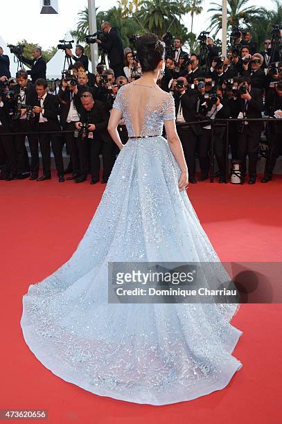Li Bingbing attends "The Sea Of Trees" Premiere during the 68th annual Cannes Film Festival on May 16, 2015 in Cannes, France.