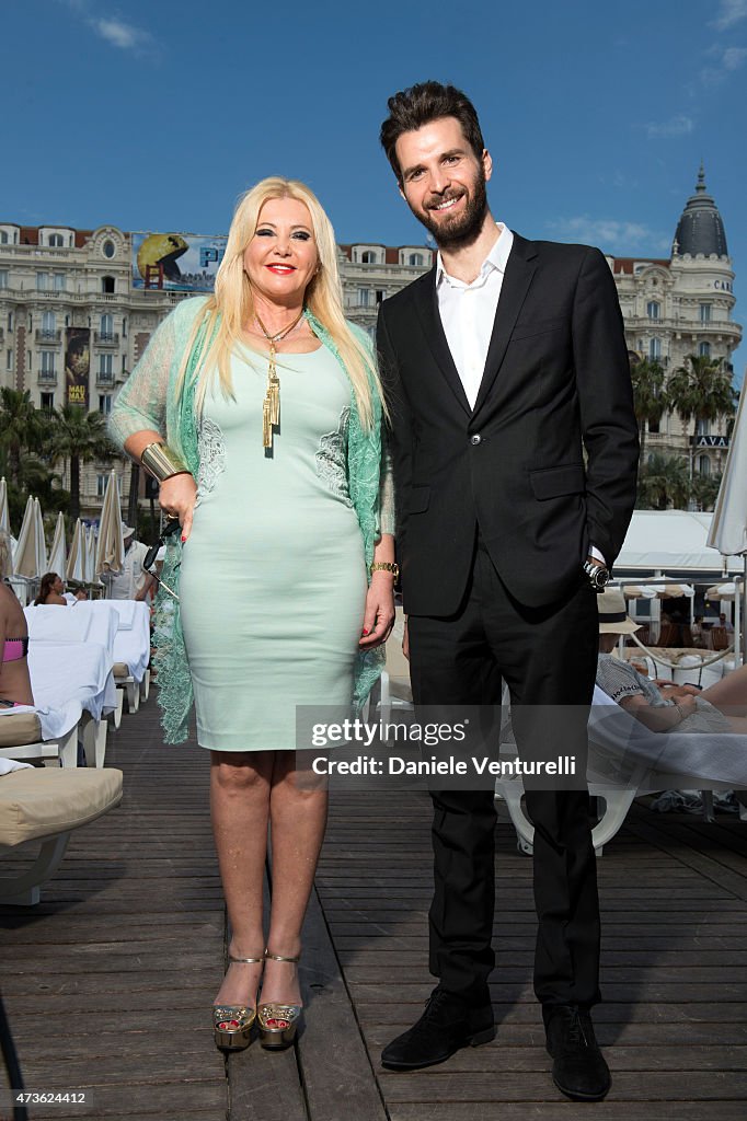 Monika Bacardi And Andrea Iervolino - 2015 Cannes Film Festival - Portrait, Self Assignment, May 2015