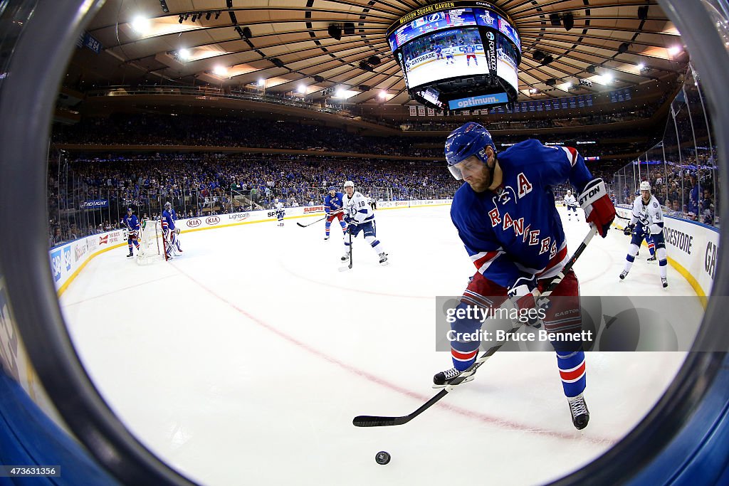 Tampa Bay Lightning v New York Rangers - Game One