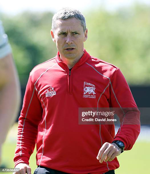 Ryan Campbell, strength and conditioning coach at London Welsh before the Aviva Premiership match between London Welsh and Saracens at Kassam Stadium...