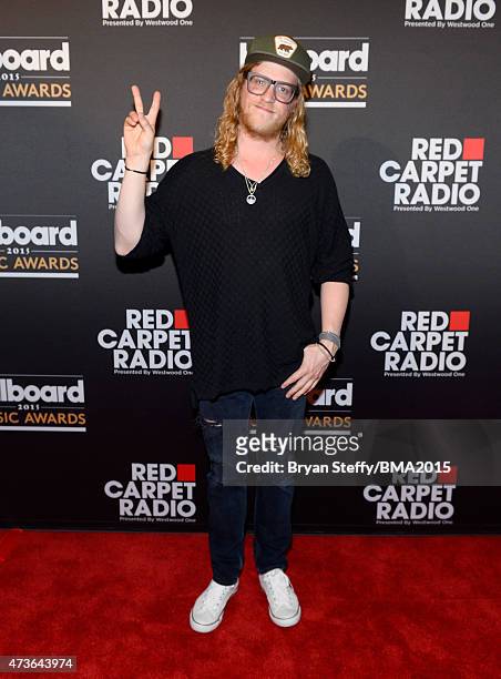 Musician Allen Stone at Radio Row during the 2015 Billboard Music Awards at MGM Grand Garden Arena on May 16, 2015 in Las Vegas, Nevada.