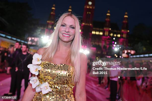 Sonya Kraus attends the Life Ball 2015 at City Hall on May 16, 2015 in Vienna, Austria.