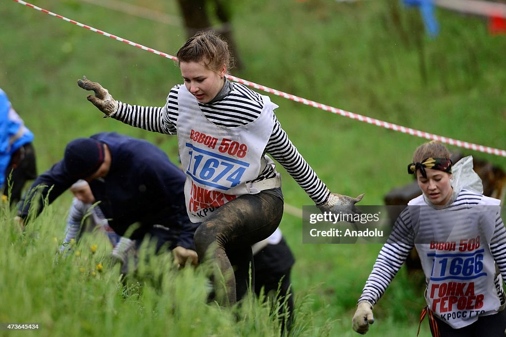 Race of the heroes in Moscow