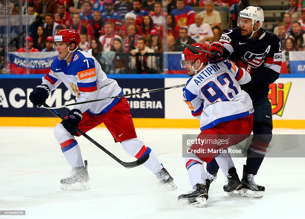 USA v Russia - 2015 IIHF Ice Hockey World Championship Semi Final