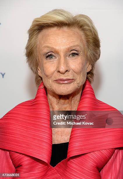 Actress Cloris Leachman attends The Humane Society Of The United States' Los Angeles Benefit Gala at the Beverly Wilshire Hotel on May 16, 2015 in...