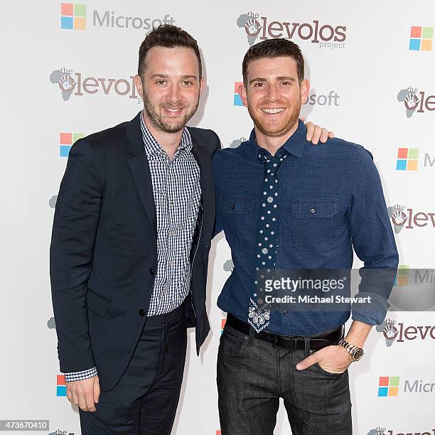 Actos Eddie K Thomas and Bryan Greenberg attend the 4th Annual Olevolos Project Brunch at Gallow Green at the McKittrick Hotel on May 16, 2015 in New...