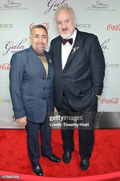 Jesus Salgueiro and chef Art Smith attend the Steve & Marjorie Harvey Foundation Gala on May 16, 2015 in Chicago, Illinois.