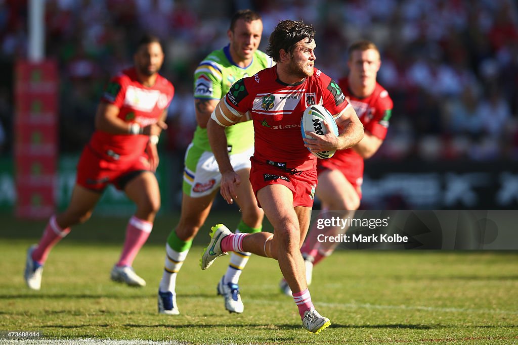 NRL Rd 10 - Dragons v Raiders