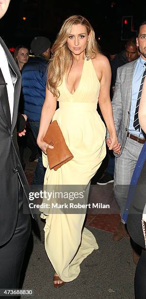 Catherine Tyldesley attending the British Soap Awards at the Palace Theatre on May 16, 2015 in Manchester, England.