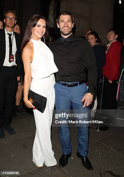 Kelvin Fletcher attending the British Soap Awards at the Palace Theatre on May 16, 2015 in Manchester, England.