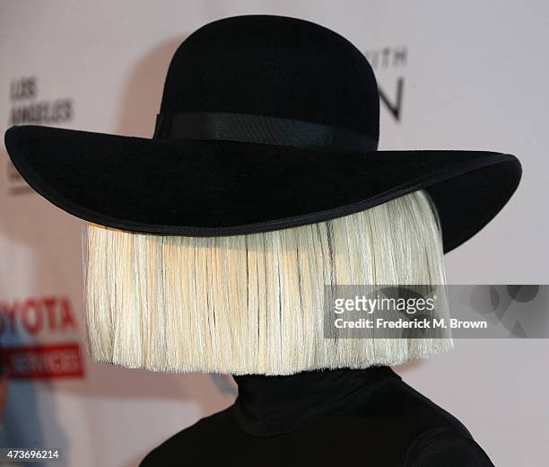 Singer Sia attends An Evening with Women Benefiting the Los Angeles LGBT Center at the Hollywood Palladium on May 16, 2015 in Los Angeles, California.