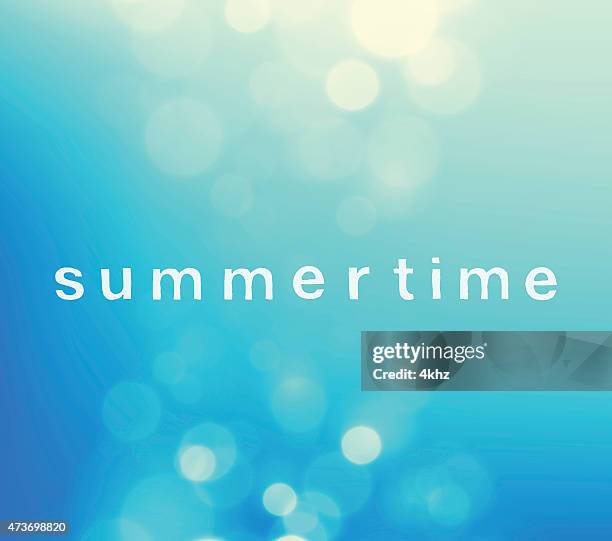 bildbanksillustrationer, clip art samt tecknat material och ikoner med summertime defocus blue sky stock vector background - extatisk