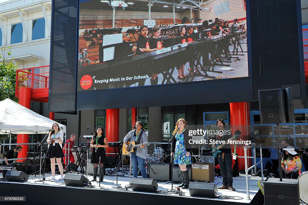 Little Kids Rock Family Jam, Honoring Chad Smith At Facebook HQ