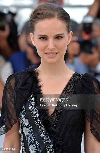 Director Natalie Portman attends the "A Tale Of Love And Darkness" photocall during the 68th annual Cannes Film Festival on May 17, 2015 in Cannes,...