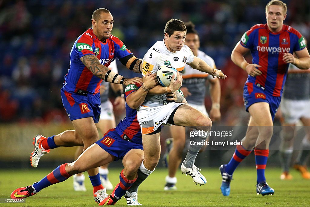 NRL Rd 10 - Knights v Tigers