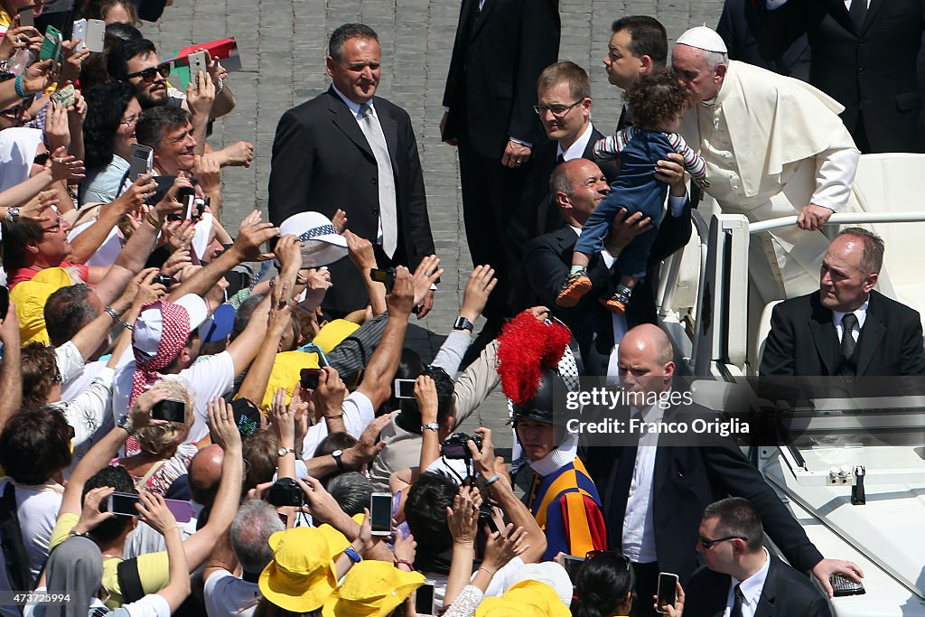 Pope Leads A Canonisation Ceremony