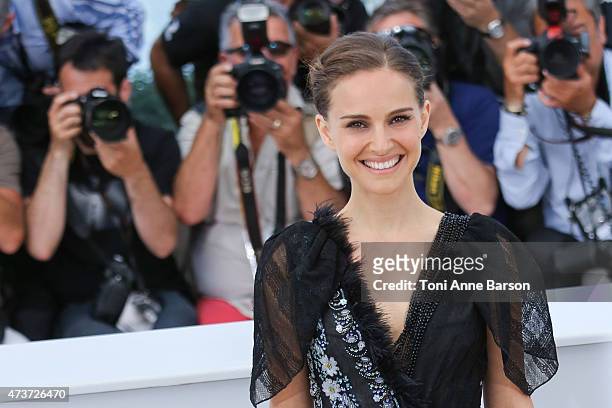 Natalie Portman attends the "A Tale Of Love And Darkness" photocall during the 68th annual Cannes Film Festival on May 17, 2015 in Cannes, France.