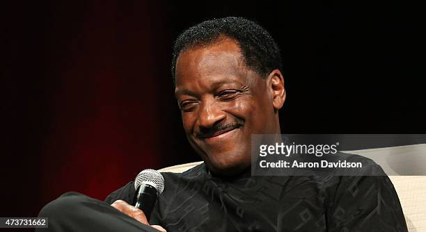 Donnie Simpson attends 'A Conversation about Hollywood, Radio and Fame' at the AARP Life@50+ Expo at the Miami Beach Convention Center on May 15,...