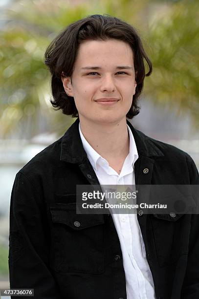 Actor Jules Benchetrit attends the "Asphalte" Photocall during the 68th annual Cannes Film Festival on May 17, 2015 in Cannes, France.