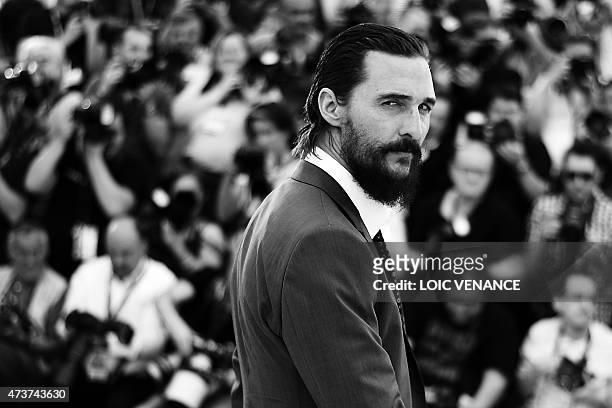 Actor Matthew McConaughey poses during a photocall for the film "The Sea of Trees" at the 68th Cannes Film Festival in Cannes, southeastern France,...