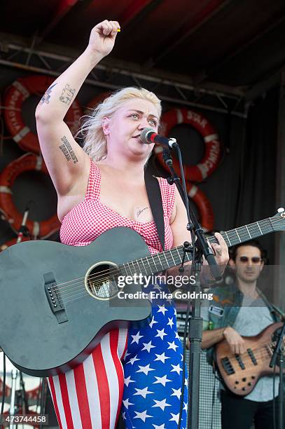 Ellle King performs on the BMI Stage on May 16, 2015 in Gulf Shores, Alabama.