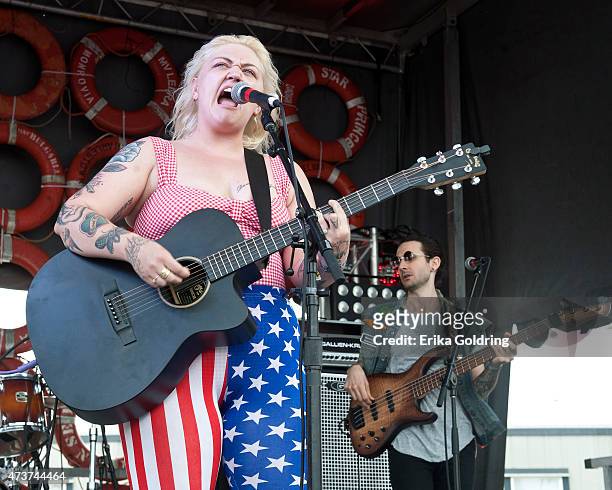 Ellle King performs on the BMI Stage on May 16, 2015 in Gulf Shores, Alabama.