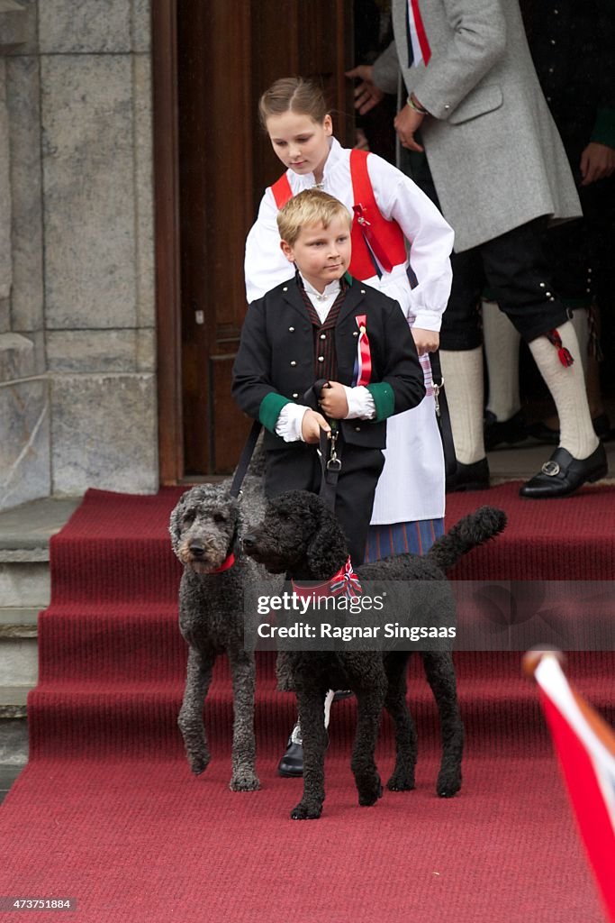 The Norwegian Royal Family Celebrate National Day In Oslo