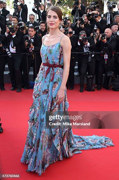 Charlotte Casiraghi attends the "Carol" Premiere during the 68th annual Cannes Film Festival on May 17, 2015 in Cannes, France.