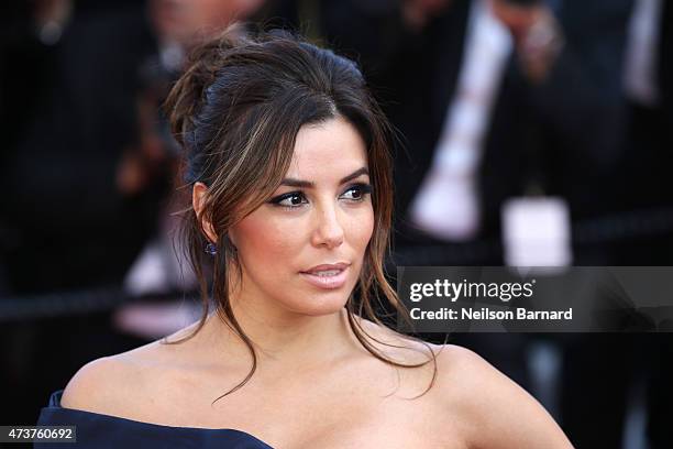 Eva Longoria attends the Premiere of "Carol" during the 68th annual Cannes Film Festival on May 17, 2015 in Cannes, France.