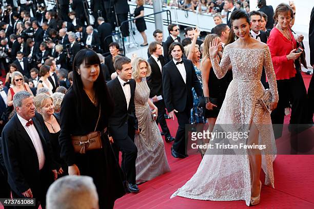 Li Bingbing attends the Premiere of "Carol" during the 68th annual Cannes Film Festival on May 17, 2015 in Cannes, France.