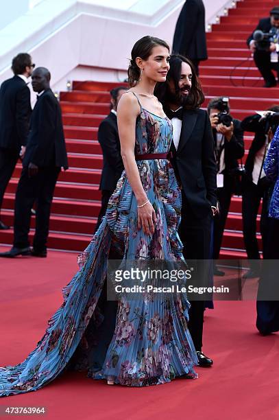 Charlotte Casiraghi and Alessandro Michele attend the Premiere of "Rocco And His Brothers" during the 68th annual Cannes Film Festival on May 17,...