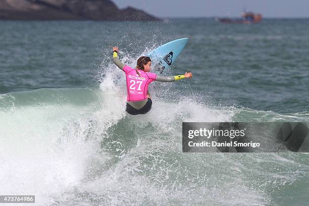 Bianca Buitendag of South Africa placed runner-up in the final of the Womens Oi Rio Pro on May 17, 2015 in Rio de Janeiro, Brazil.