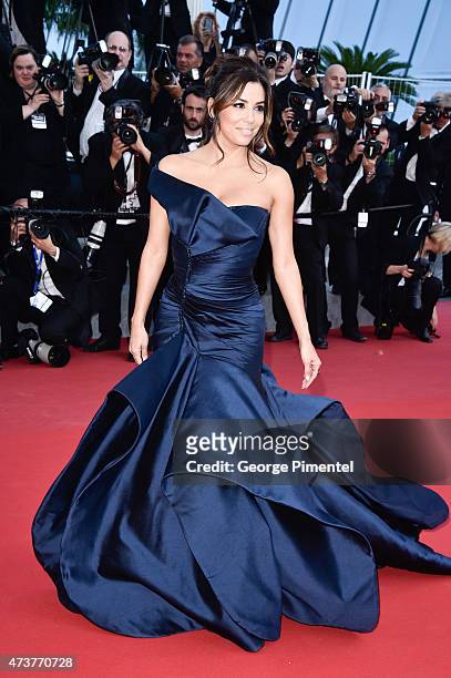 Eva Longoria attends the "Carol" Premiere during the 68th annual Cannes Film Festival on May 17, 2015 in Cannes, France.